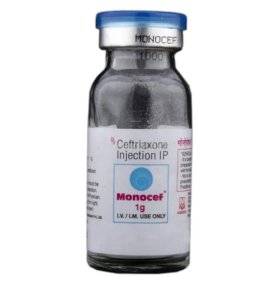 monocef injection 1 gm